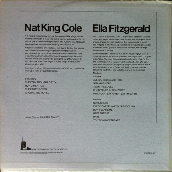 Nat King Cole / Ella Fitzgerald : Nat King Cole / Ella Fitzgerald (LP, Comp)