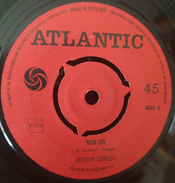 Arthur Conley : Run On (7", Single)