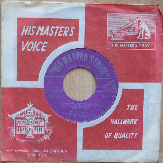 Marlene Dietrich : Sag Mir Wo Die Blumen Sind (Where Have All The Flowers Gone) (7", Single)