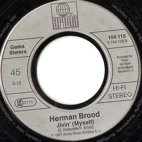 Herman Brood & His Wild Romance : In The Heat Of The Night (7", Single)