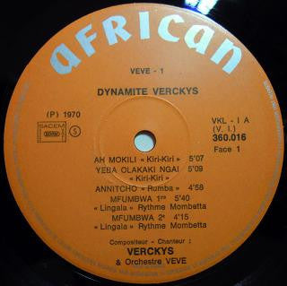 Verckys et l' Orchestre Veve : Dynamite Verckys (LP, Comp)