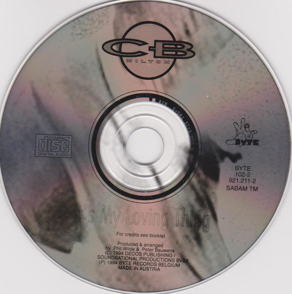 CB Milton : It's My Loving Thing (CD, Album)