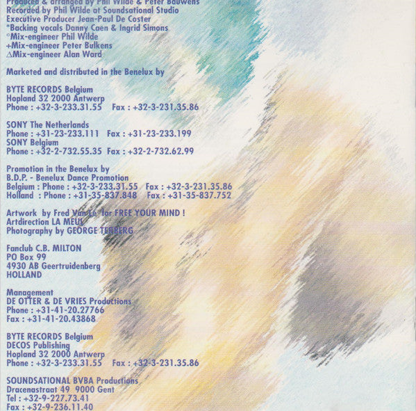 CB Milton : It's My Loving Thing (CD, Album)