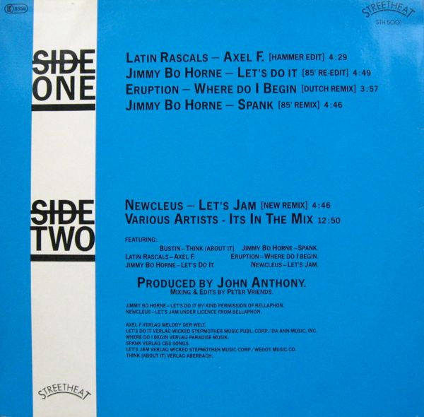 Various : It's In The Mix (LP, Comp, P/Mixed)