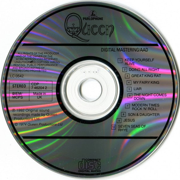 Queen : Queen (CD, Album, RE, RP, Swi)