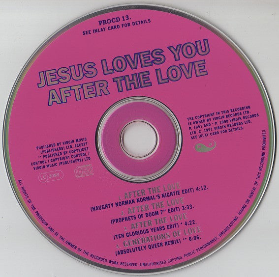 Jesus Loves You : After The Love (CD, Maxi)