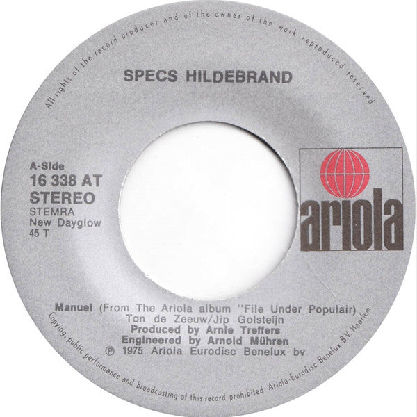 Specs Hildebrand : Manuel (7")
