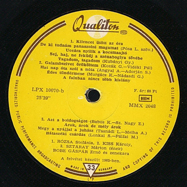 Various : Édesanyám Lelkem ... (Hungarian Songs) (LP, Comp)