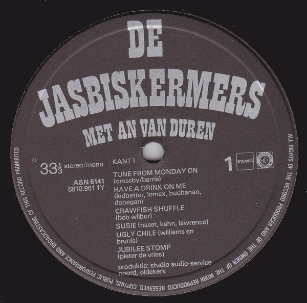 De Jasbiskermers Met Ann van Duren : Dixieland (LP)