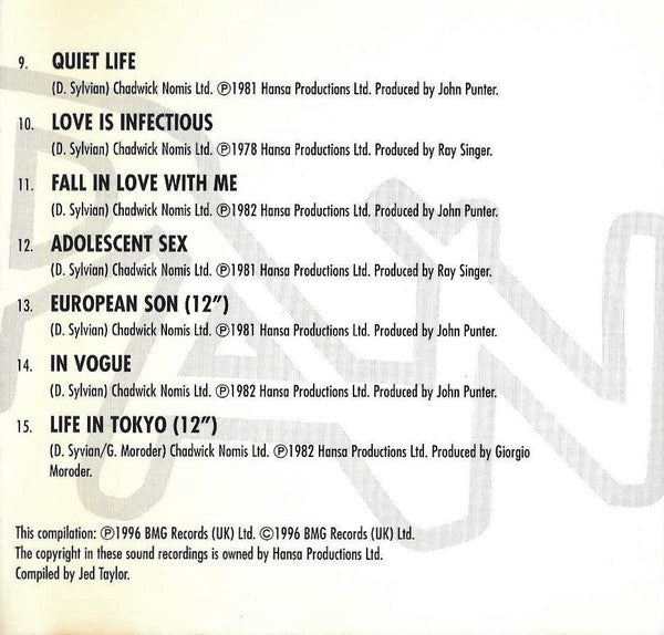 Japan : In Vogue (CD, Comp, Mono, Dis)