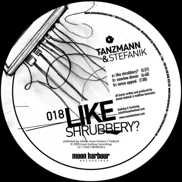 Tanzmann & Stefanik : Like Shrubbery? (12")