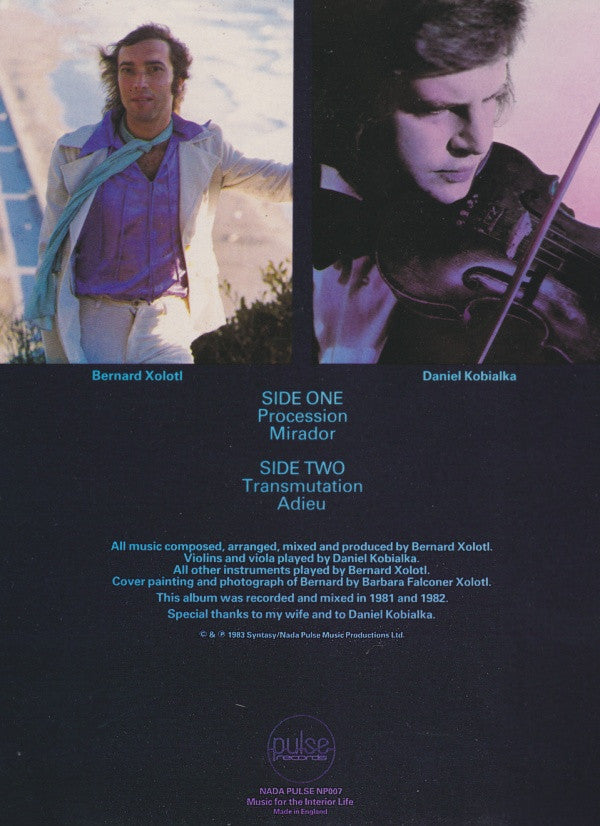 Bernard Xolotl with Daniel Kobialka : Procession (LP, Album)