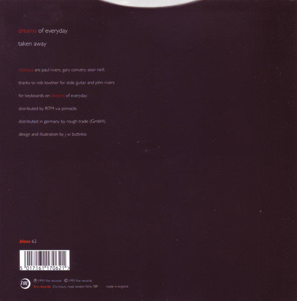 Atlantica (2) : Dreams Of Everyday (7", Single)