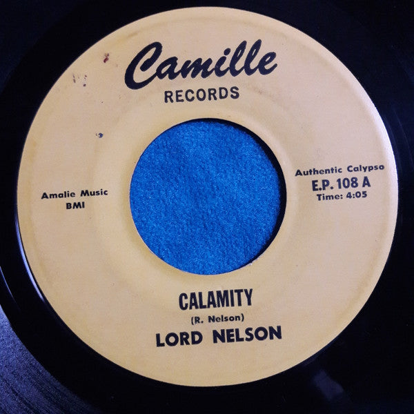 Lord Nelson (2) & Bert Samuel's Orch. : Calamity (7")