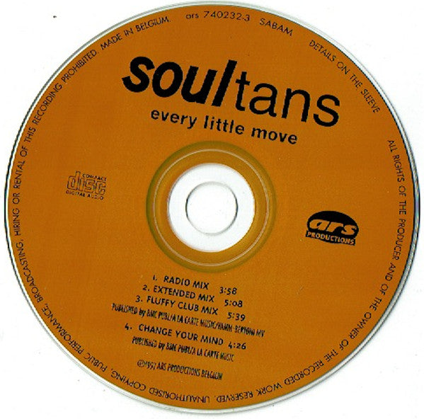 Soultans : Every Little Move (CD, Maxi)