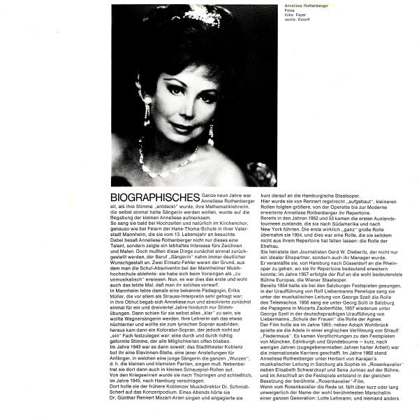 Anneliese Rothenberger : Ihren Freunden Gewidmet (LP, Comp)