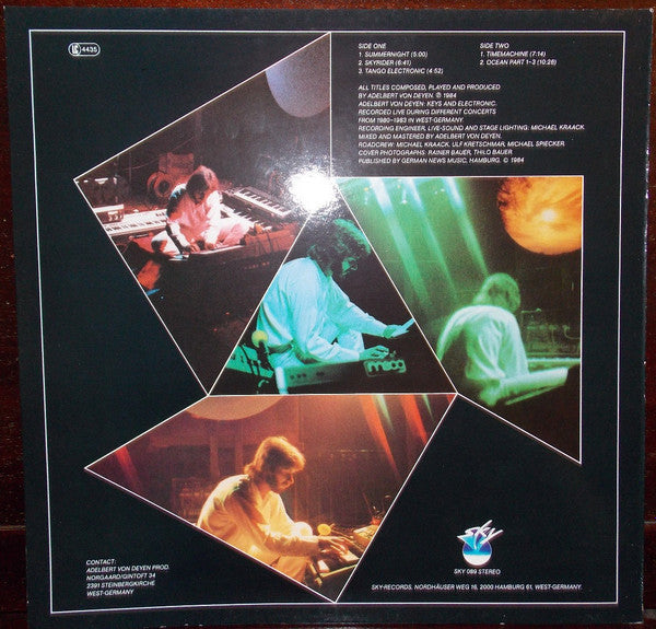 Adelbert Von Deyen : Live (LP, Album)