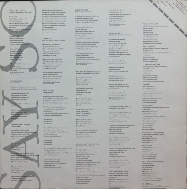 Sheila Walsh : Say So (LP, Album)