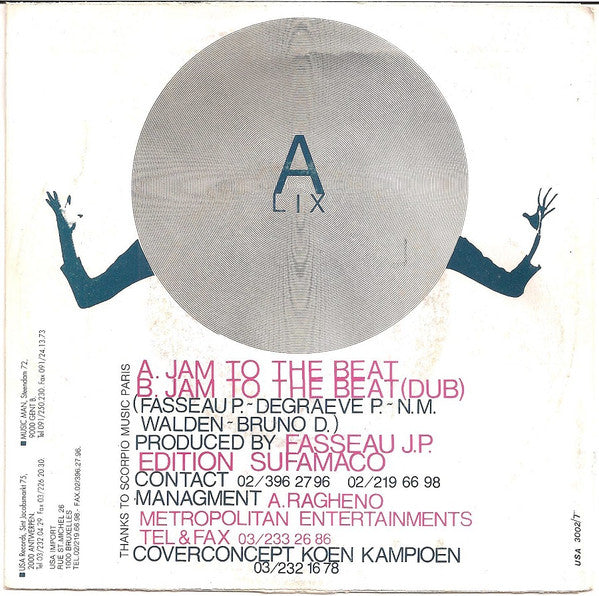 Alix : Jam To The Beat (7")