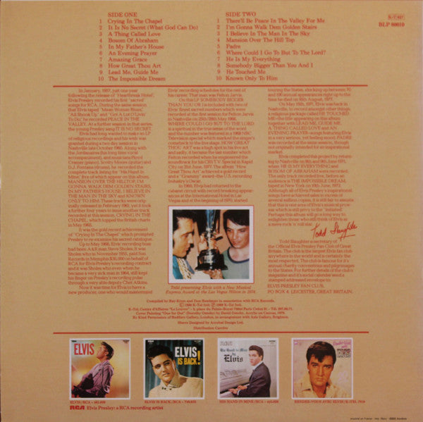 Elvis Presley : Gospel, Folk And Blues (LP, Comp)