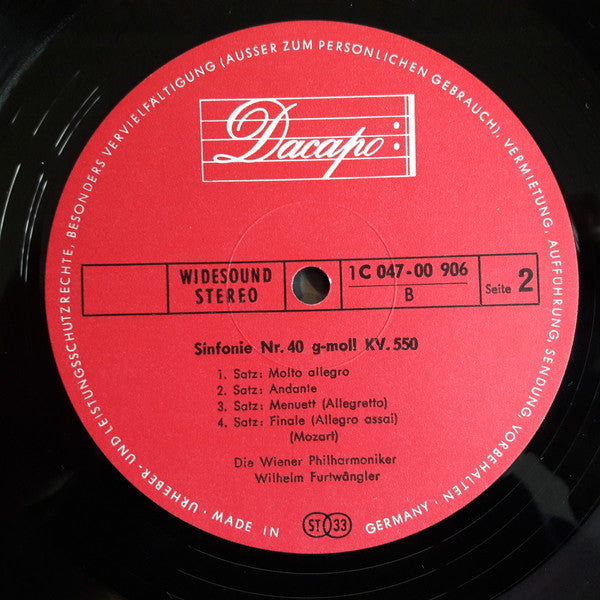 Wilhelm Furtwängler : Mit Dem Paukenschlag (LP, Comp, RE)