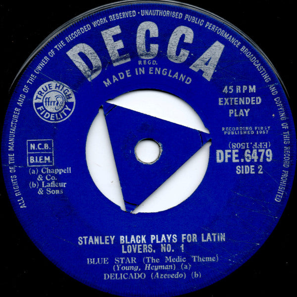 Stanley Black : Play For Latin Lovers No.1 (7", EP)