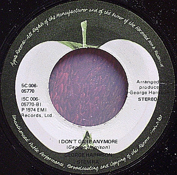 George Harrison : Ding Dong (7", Single)