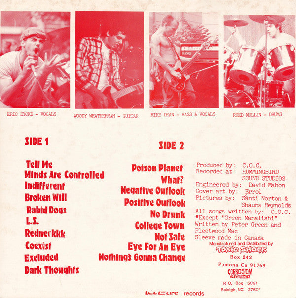 Corrosion Of Conformity : Eye For An Eye (LP, Album)