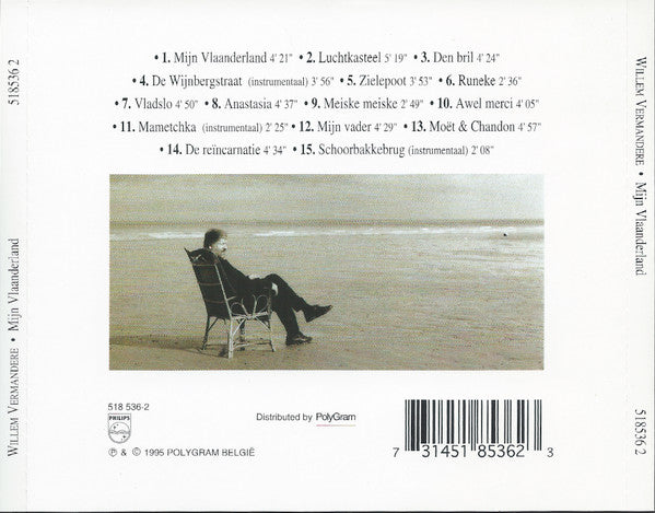 Willem Vermandere : Mijn Vlaanderland (CD, Album)