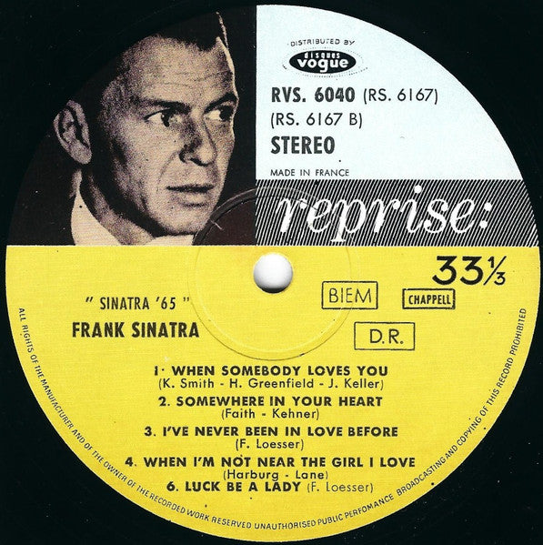 Frank Sinatra : Sinatra '65 (LP, Comp)