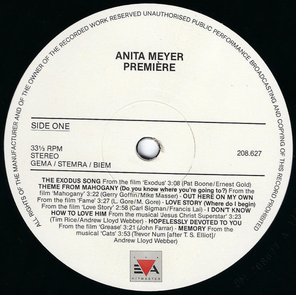 Anita Meyer : Première (LP, Album)