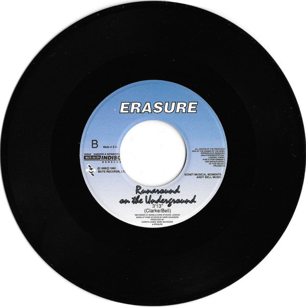Erasure : Blue Savannah (7", Single)