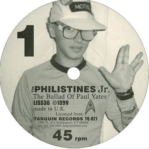 The Philistines Jr. / Schaumgummi : The Ballad Of Paul Yates / Schaumgummi (7")