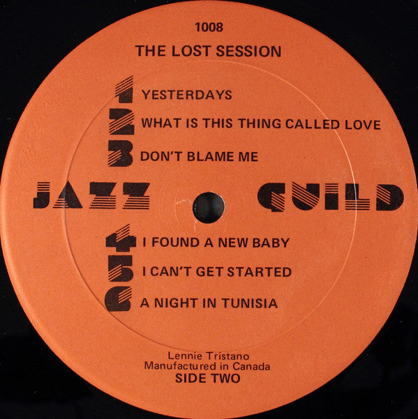 Earl Swope Sextet Featuring: Lennie Tristano : The Lost Session (LP, Album)