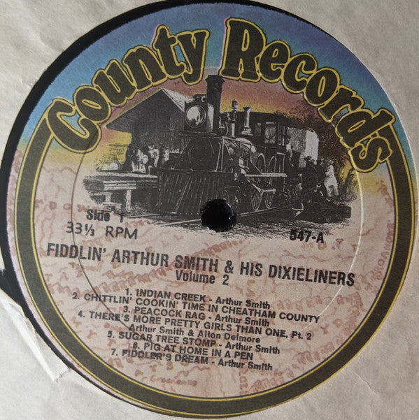 Fiddlin' Arthur Smith & His Dixieliners : Fiddlin' Arthur Smith & His Dixieliners Volume 2 (LP, Comp, Mono, Boo)