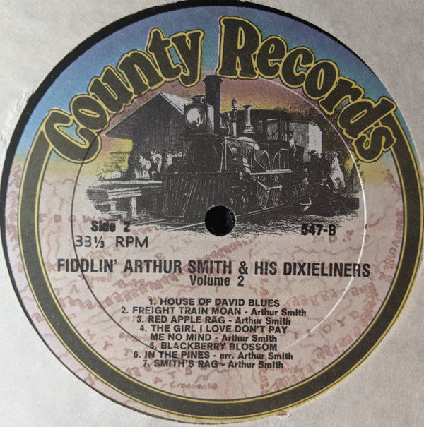 Fiddlin' Arthur Smith & His Dixieliners : Fiddlin' Arthur Smith & His Dixieliners Volume 2 (LP, Comp, Mono, Boo)