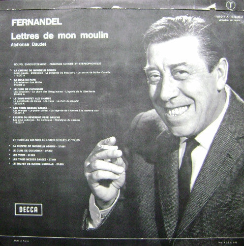 Alphonse Daudet / Fernandel : Lettres De Mon Moulin 1 (LP, RE)