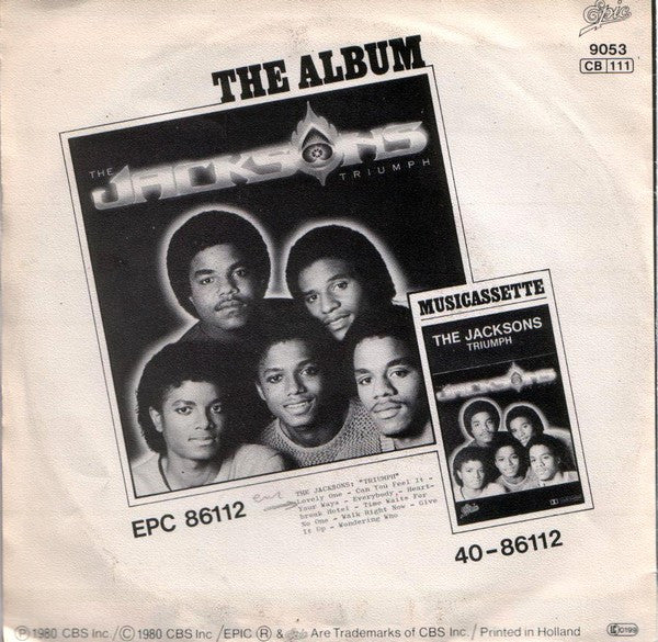 The Jacksons : Lovely One (7", Single)