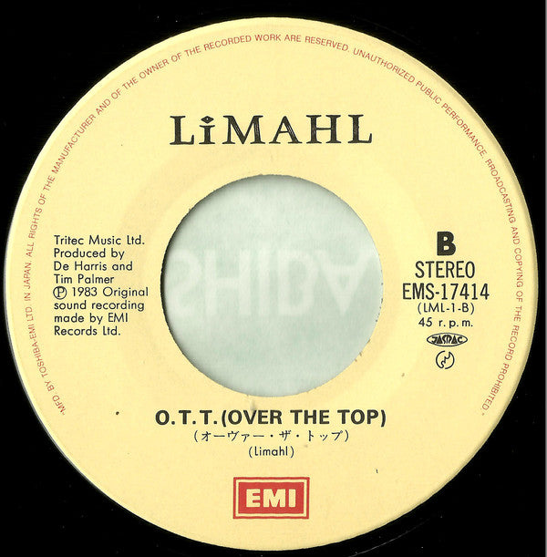 Limahl : Only For Love (7", Single)