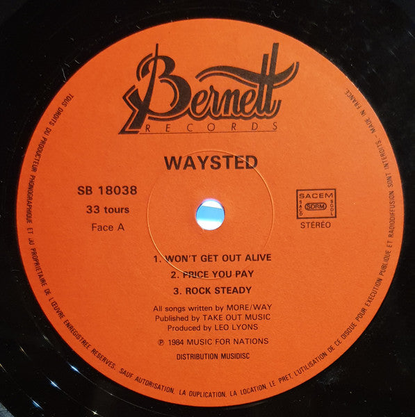 Waysted : Waysted (LP, MiniAlbum)