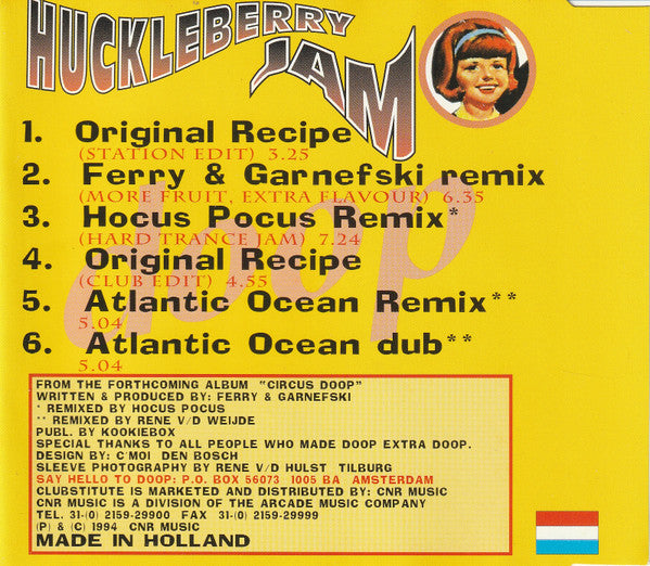 Doop : Huckleberry Jam (CD, Maxi)