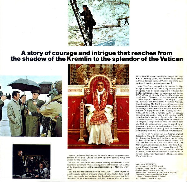 Alex North : The Shoes Of The Fisherman (Music From The Motion Picture Sound Track) (LP, Album)