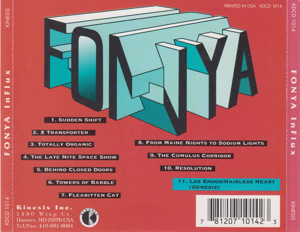 Fonya : In Flux (CD, Album)