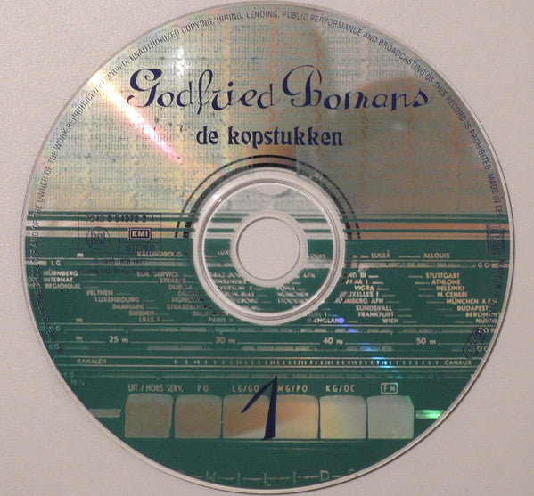 Godfried Bomans : De Kopstukken (2xCD, Comp)