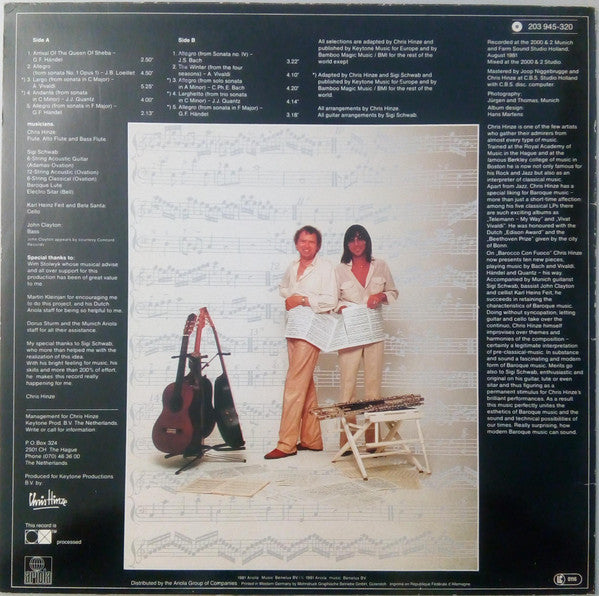 Chris Hinze : Barocco Con Fuoco (LP)