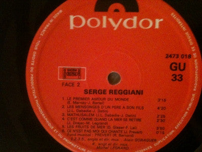 Serge Reggiani : Serge Reggiani (LP, Album, Gat)