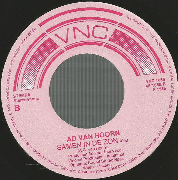 Ad & Karin : Jopie, 't Is Onze Jopie (Hij Is Wereldkampioen) (7", Single)