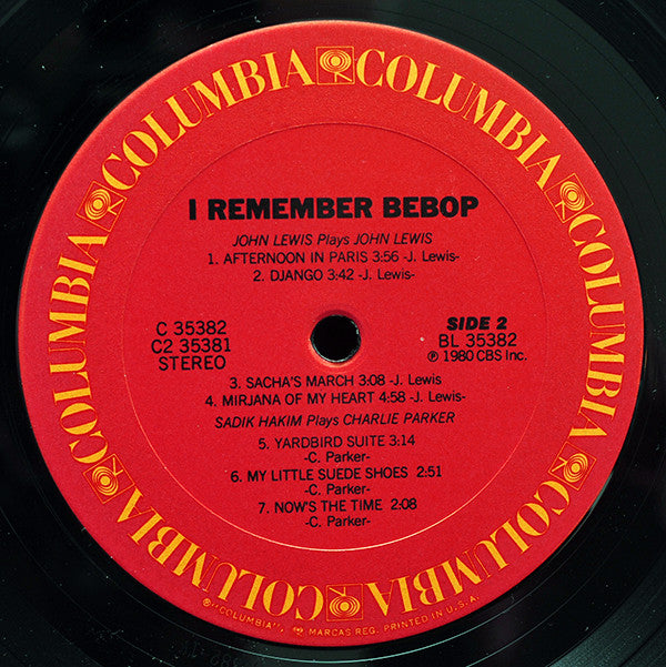 Various : I Remember Bebop (2xLP, Album)