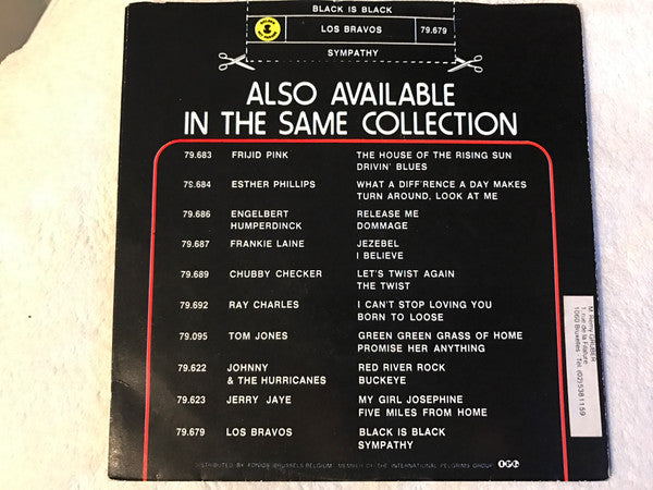 Los Bravos : Black Is Black / Sympathy (7", Single)