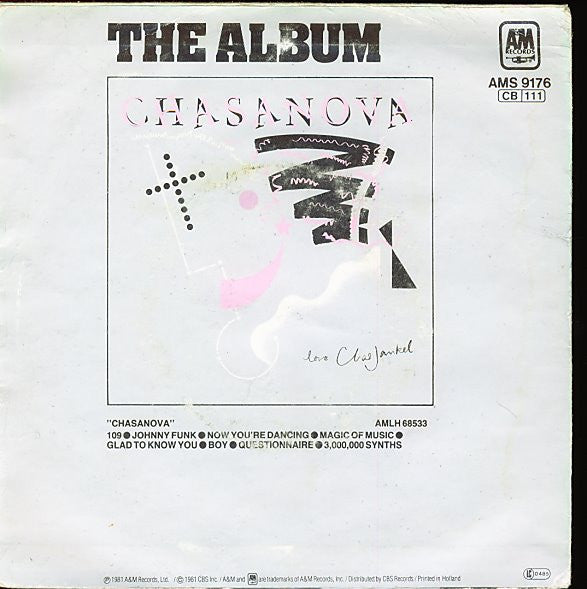 Chas Jankel : Questionnaire (7")